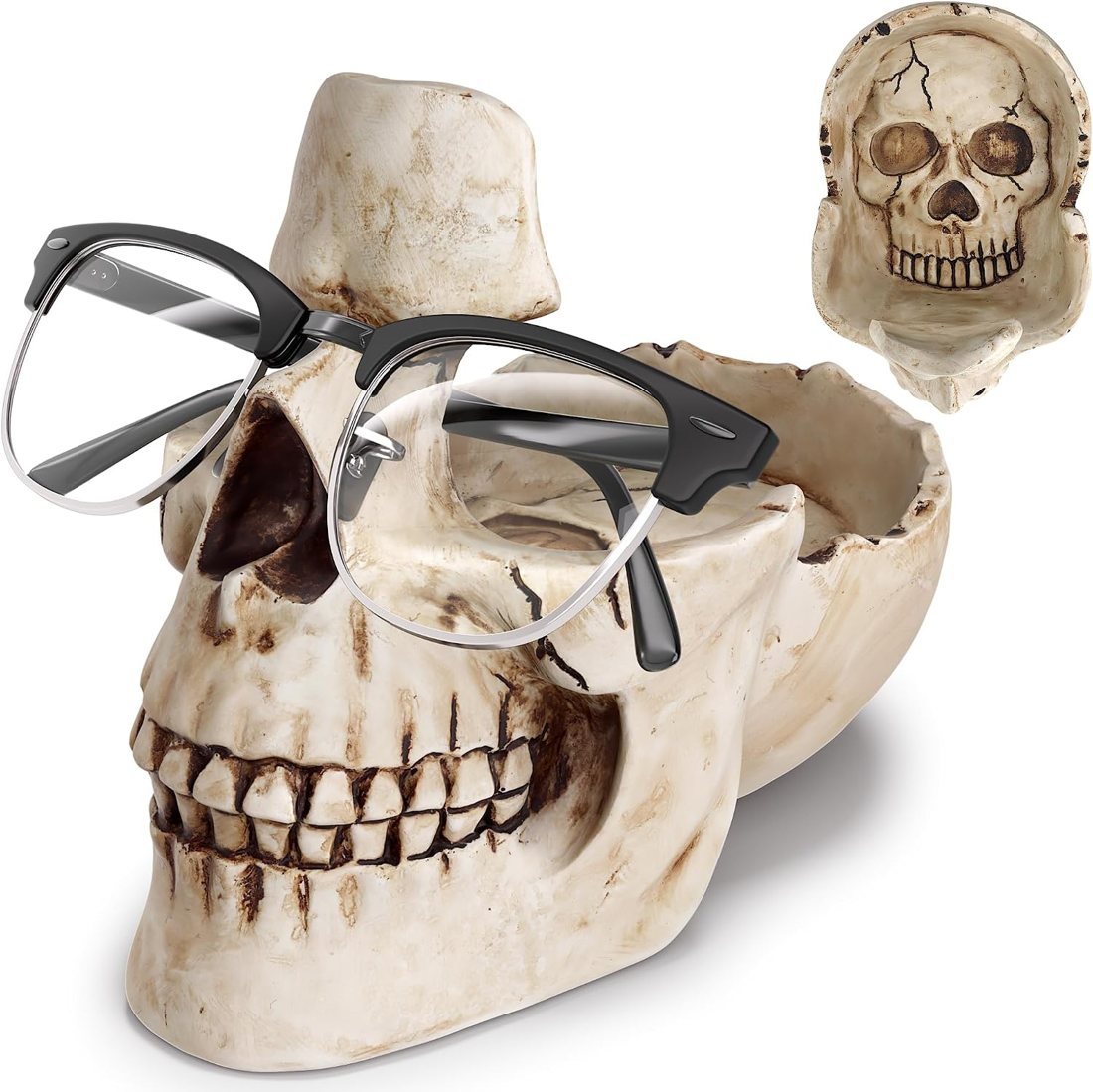 Readaeer Skull Eyeglass Holder